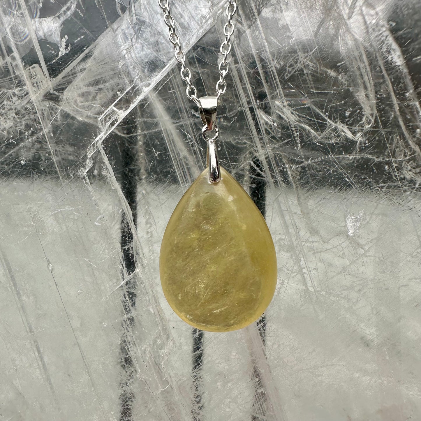 Gold Mica Pendant