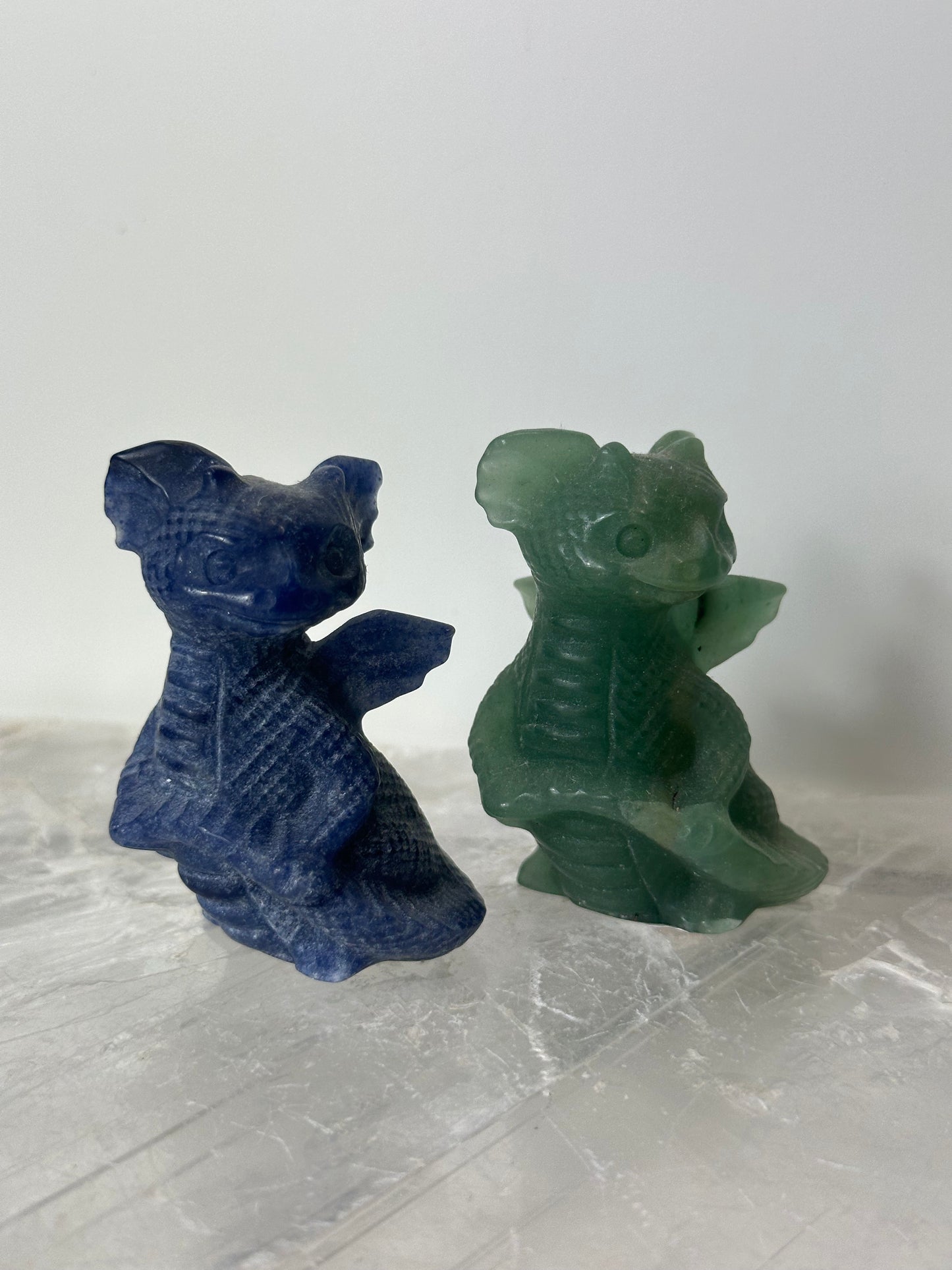 Crystal Dragon Carvings