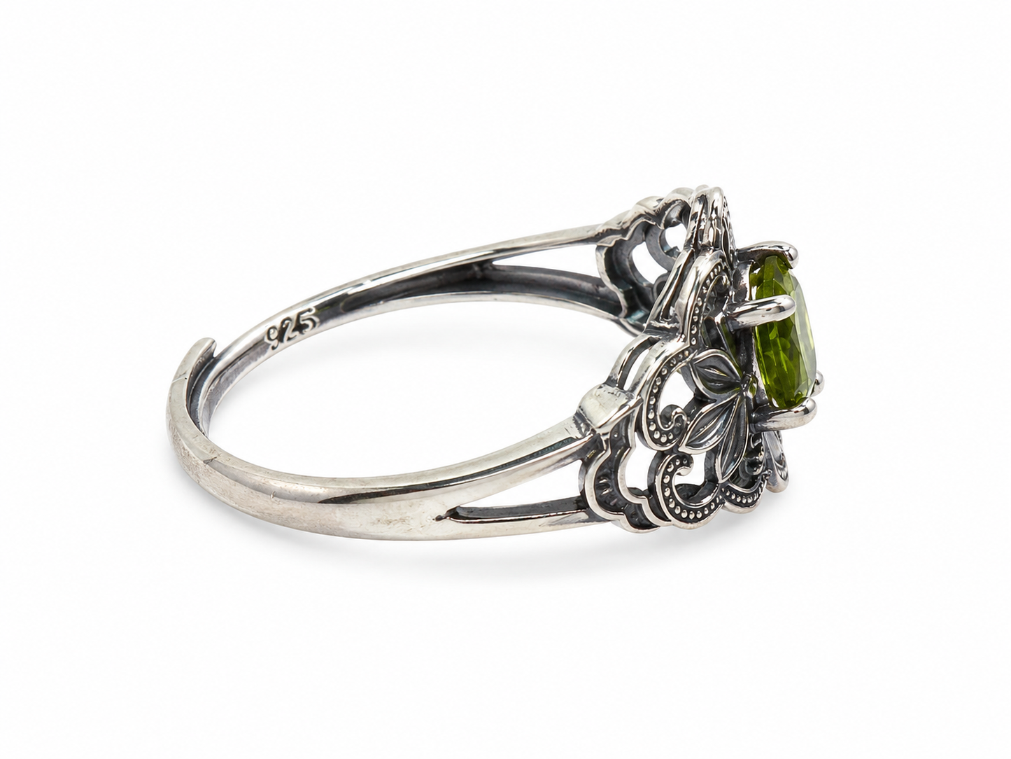 Peridot Adjustable Ring
