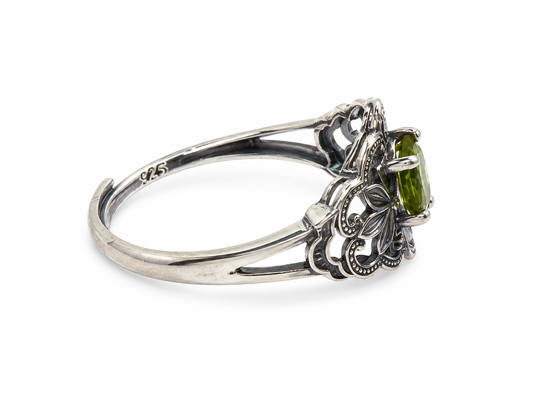 Peridot Adjustable Ring