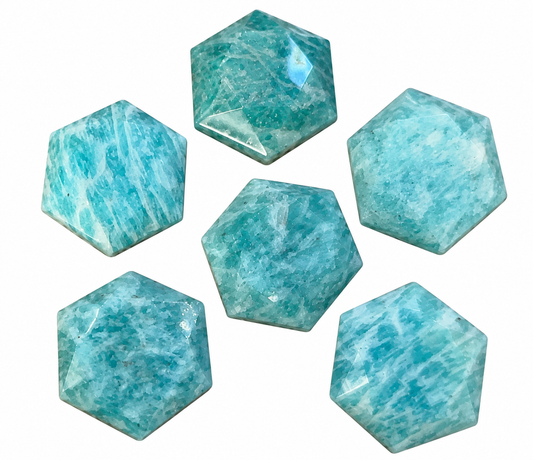 Amazonite Hexagon – 2cm