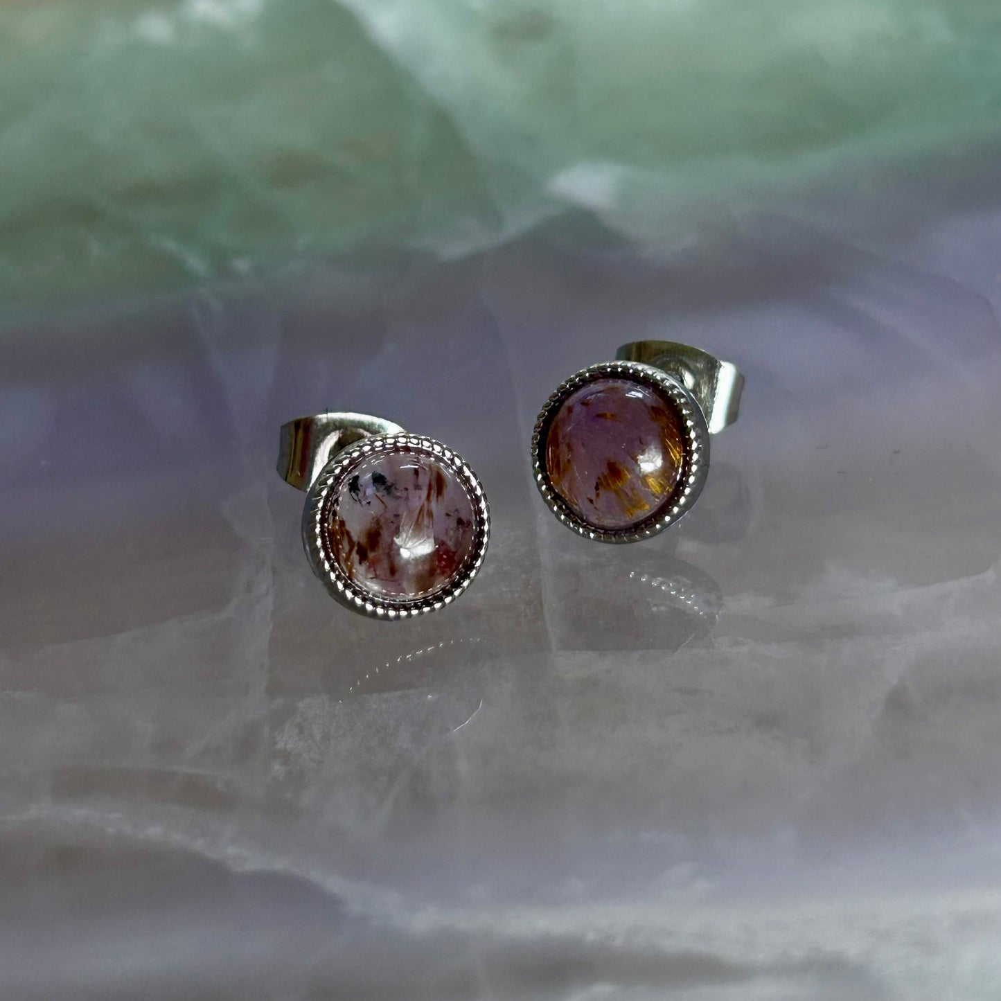 Auralite Circle 925 Stud