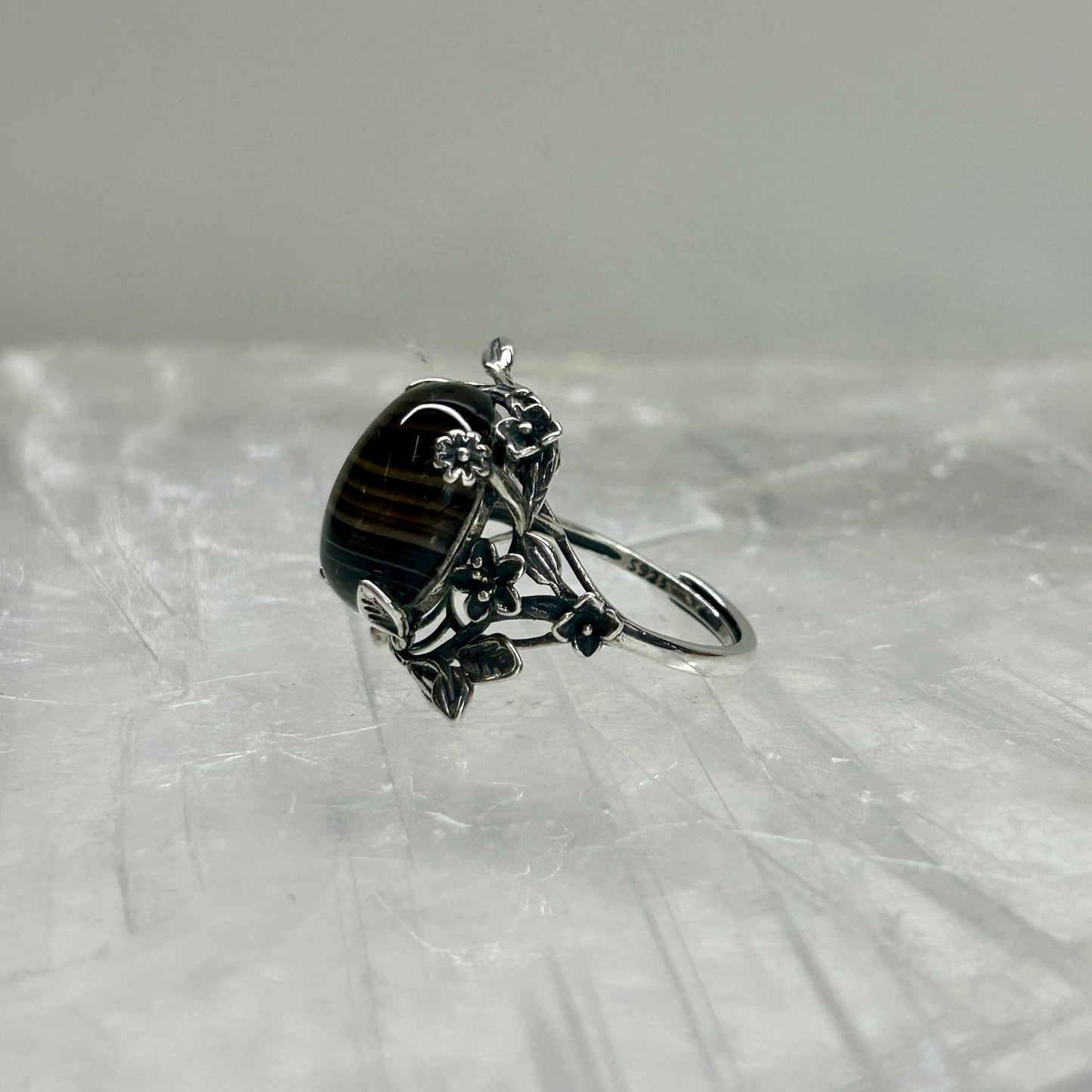 Agate Adjustable Ring