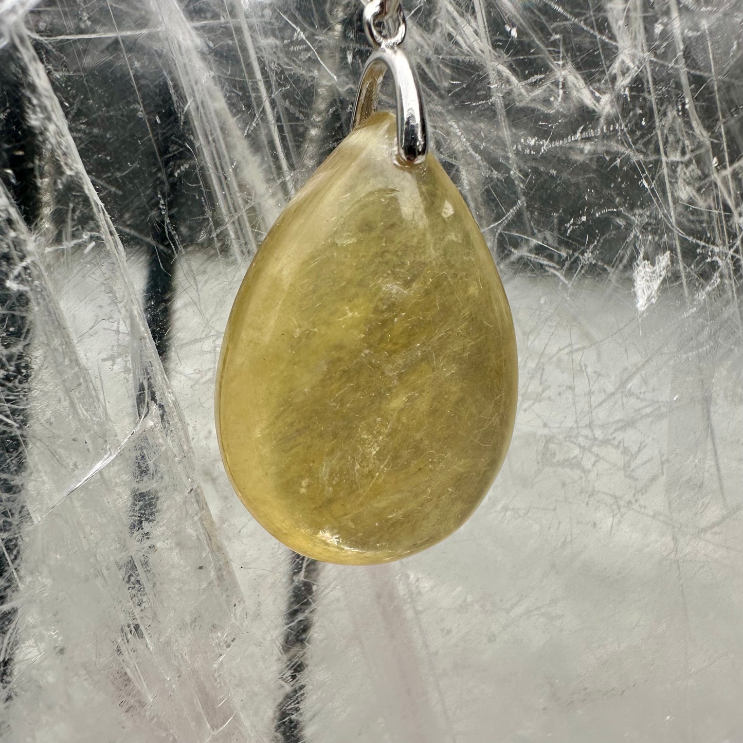 Gold Mica Pendant