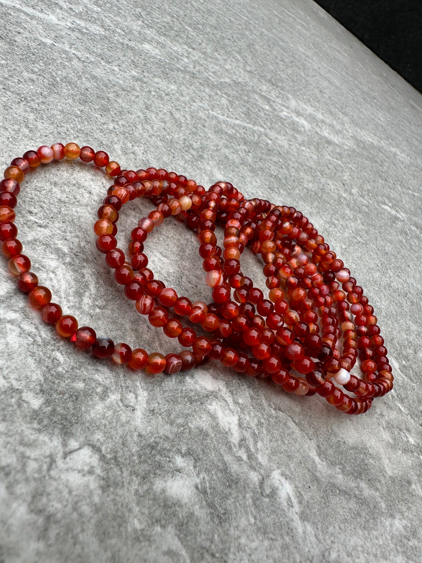Carnelian 4mm Bracelets