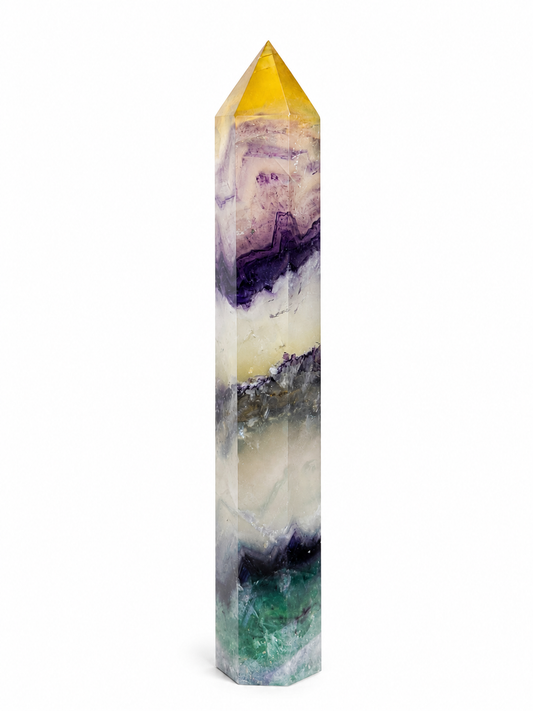Mixed Fluorite Tower