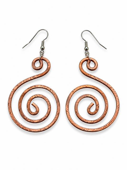 Copper Earrings Handmade