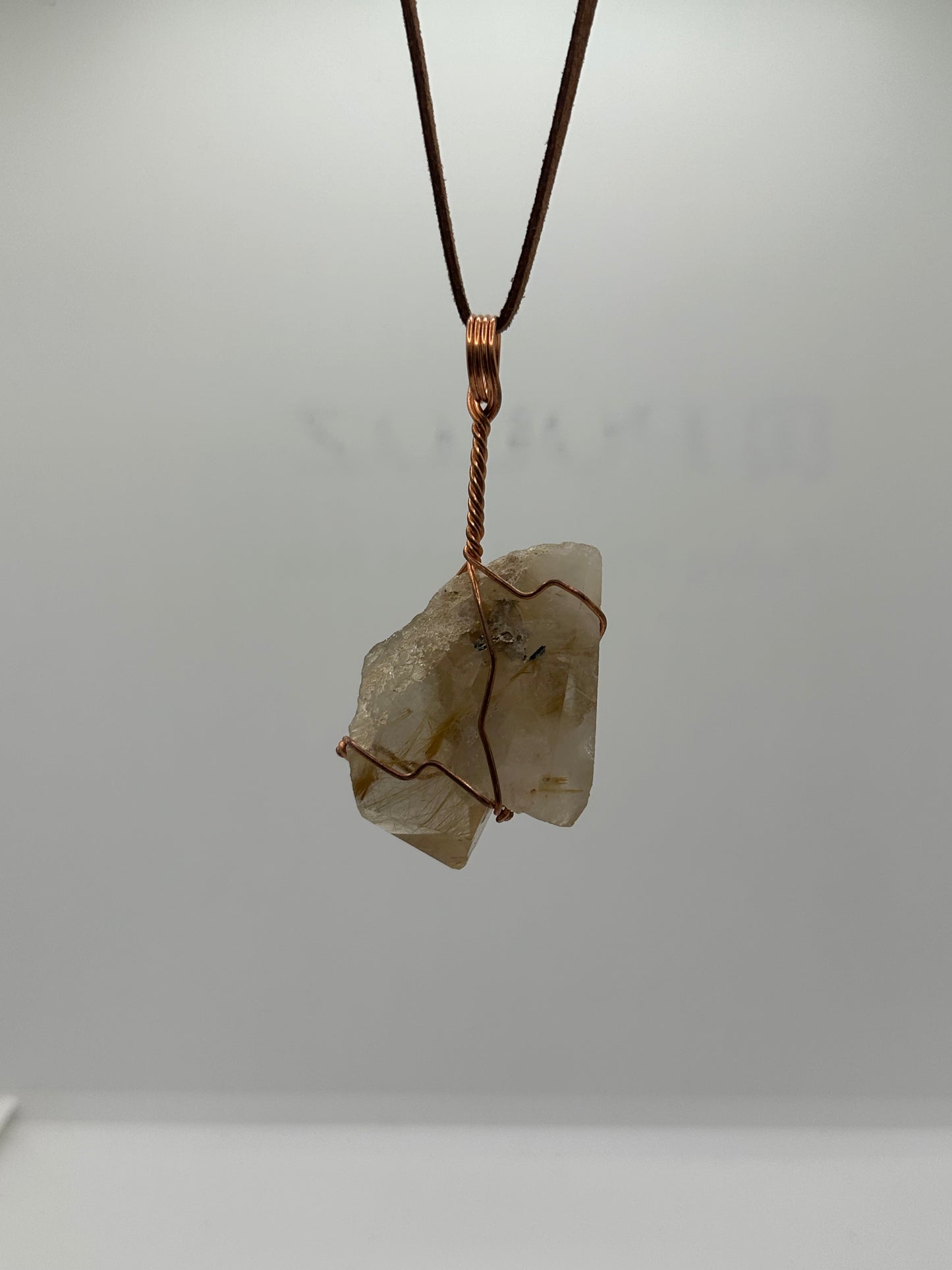 Lee’s Makes Golden Rutile Pendant