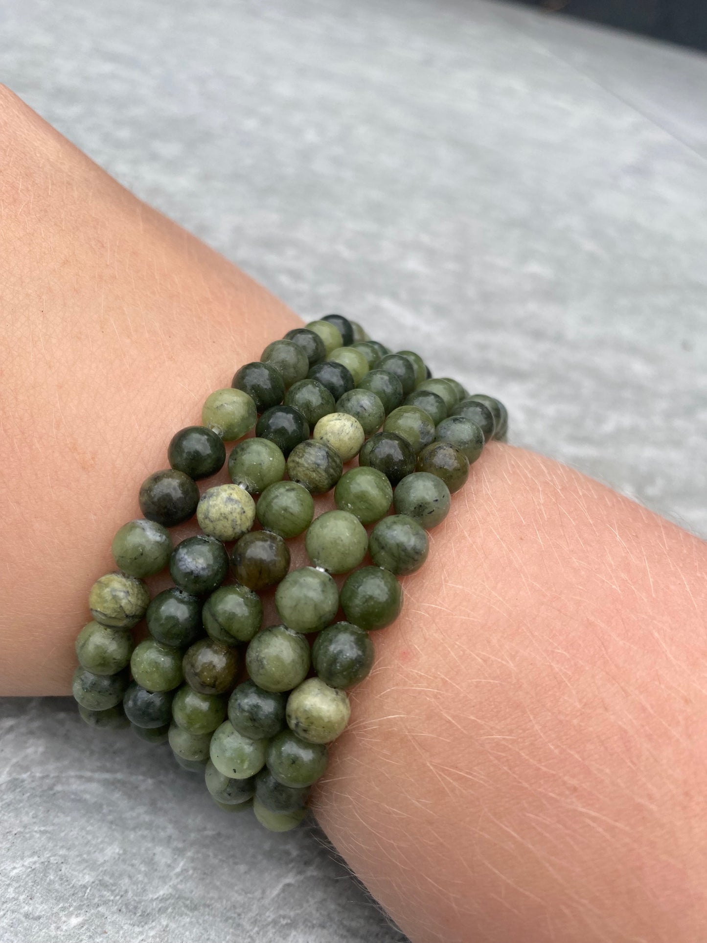 Nifty Jade Bracelets 6mm