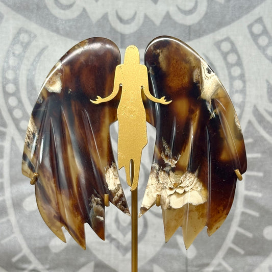 Amber Wings On Stand Style 2