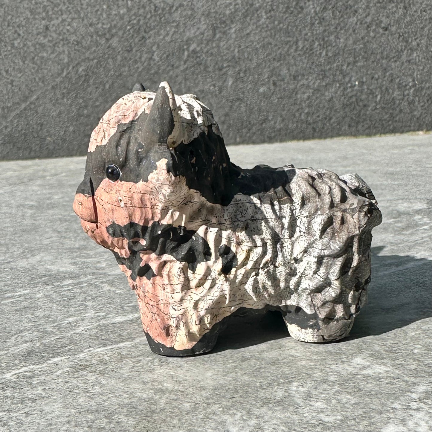 Picture Jasper Highland Cow Carving