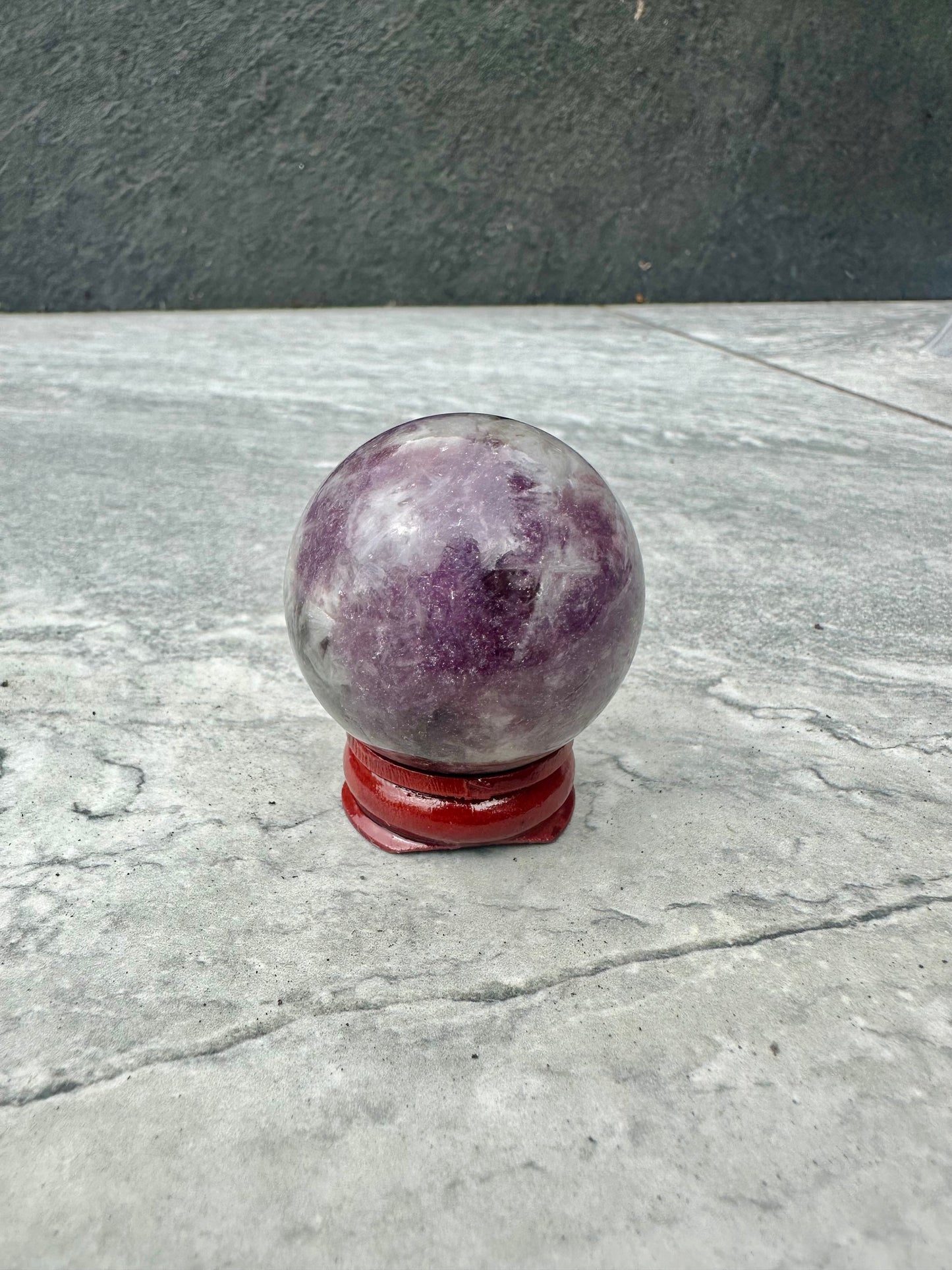 Lepidolite spheres