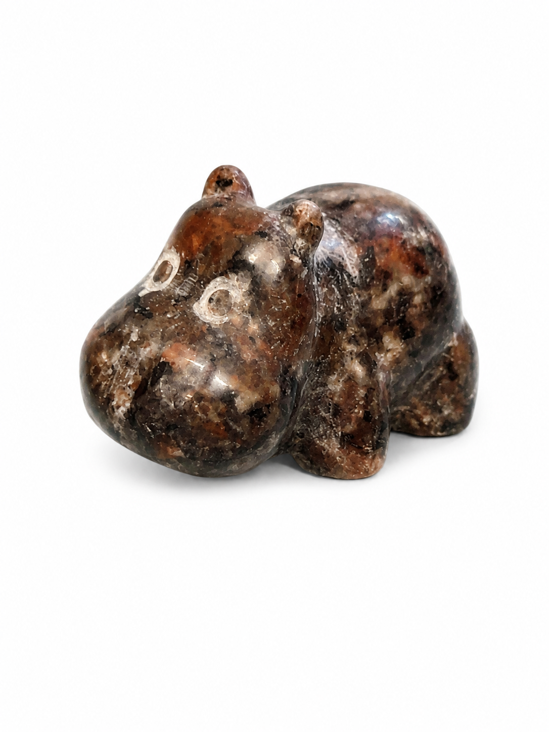Crystal Hippo Carvings