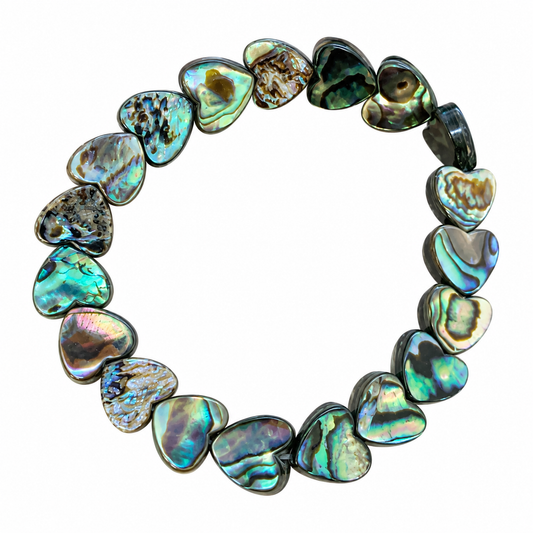 Abalone shell Small Heart Bracelet