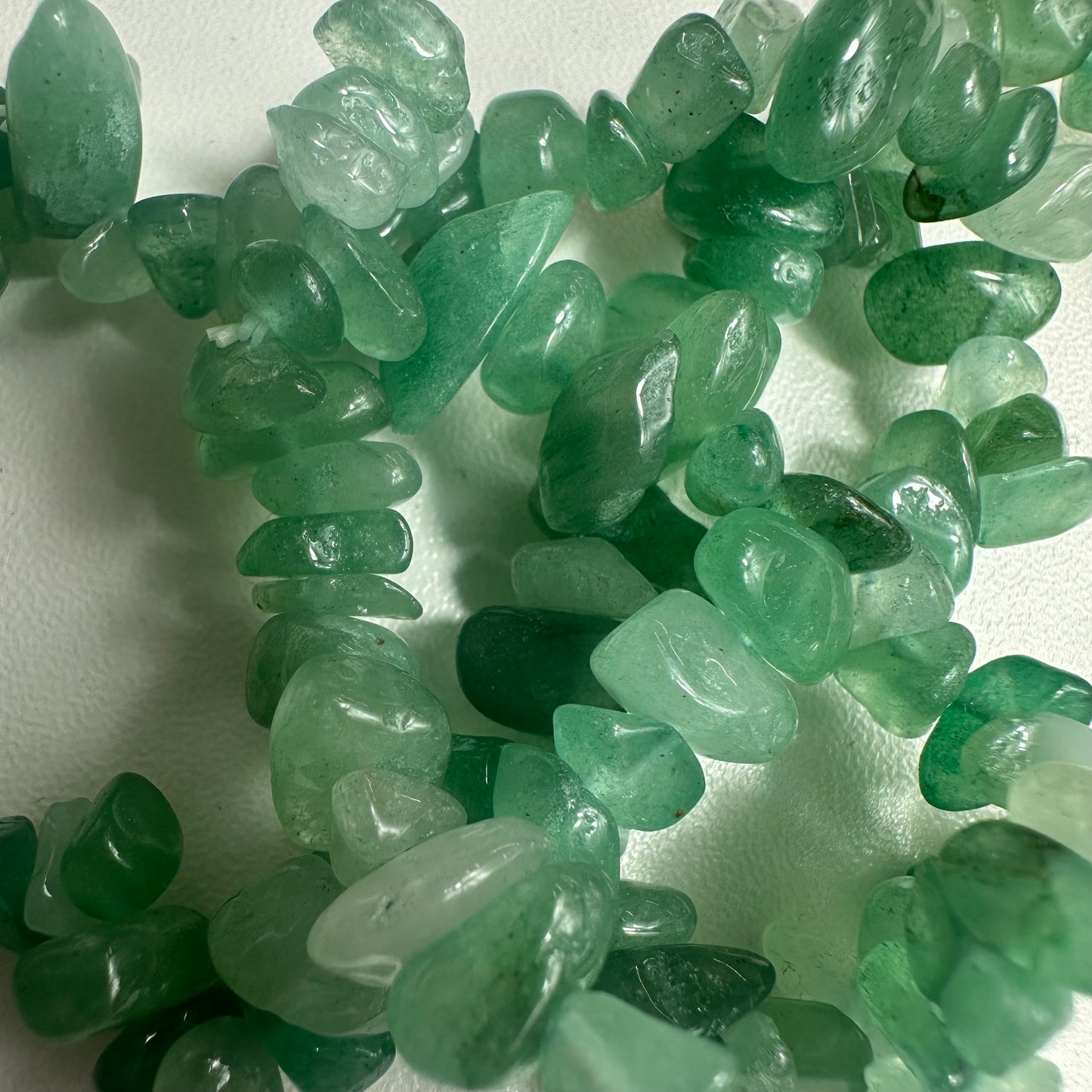Green Adventurine Chipped Bracelets