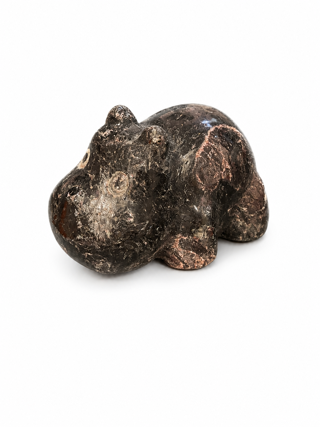 Crystal Hippo Carvings