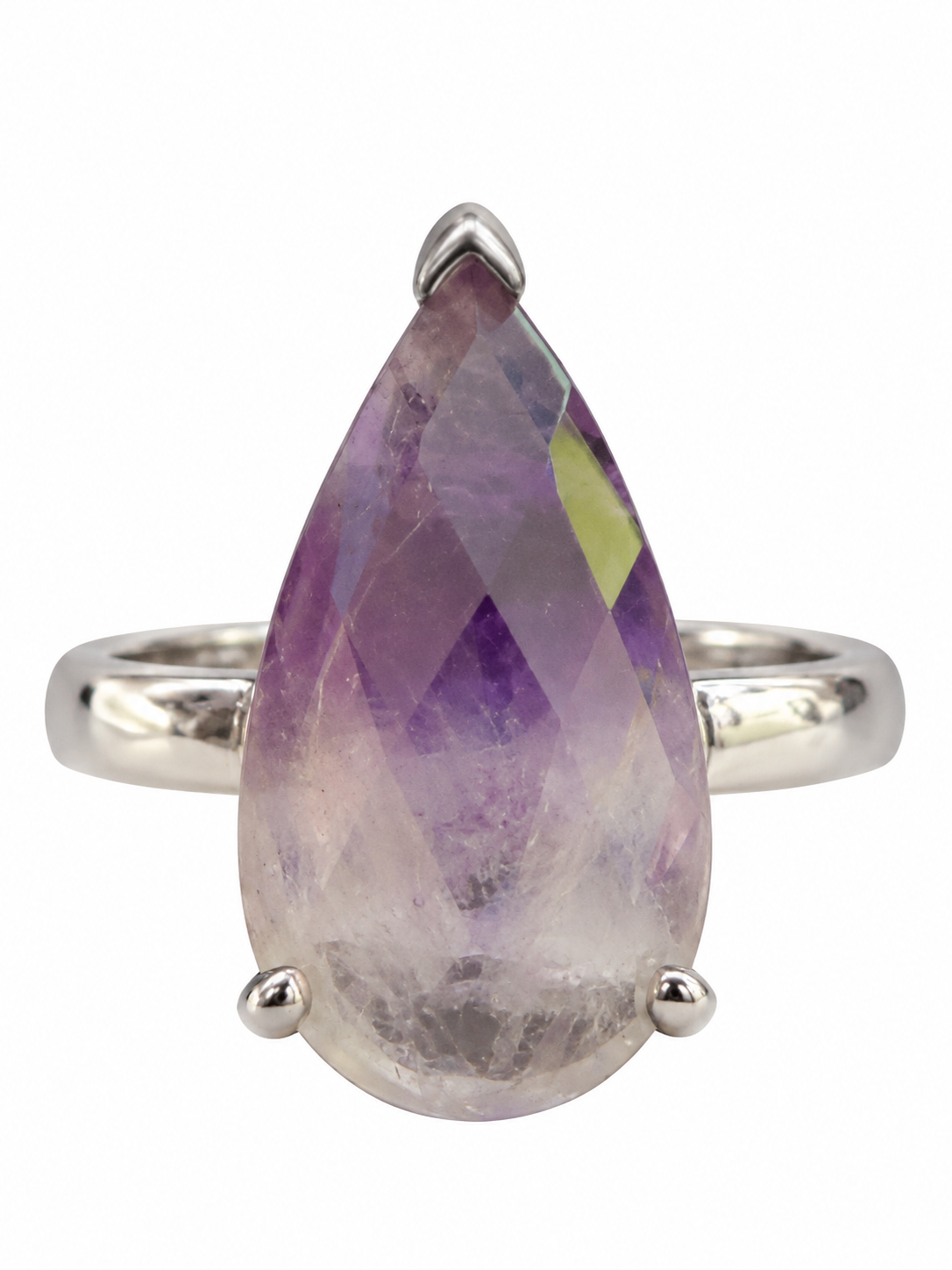 Dream Amethyst Teardrop Ring