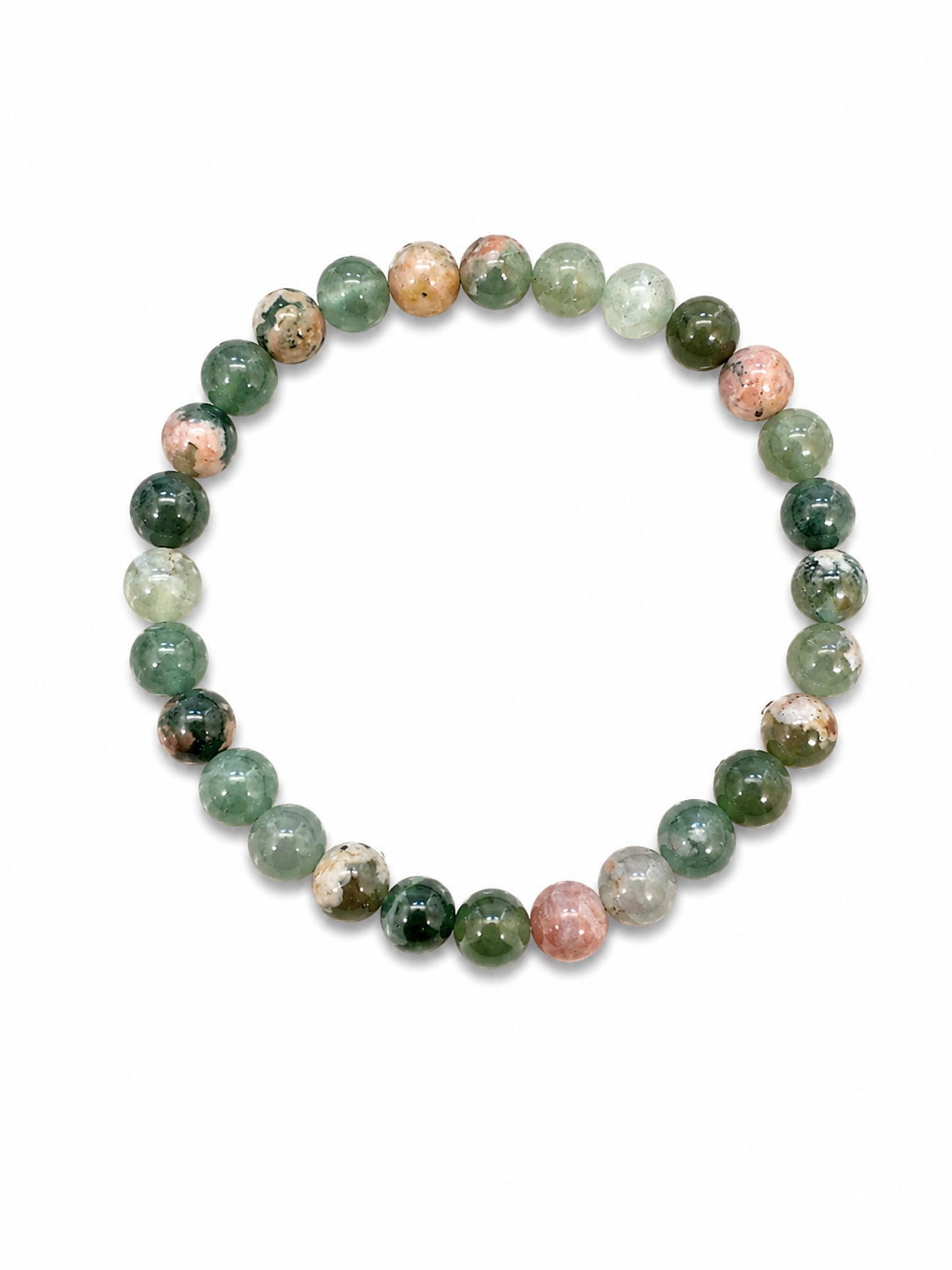 Sakura Agate 6 mm Bracelet