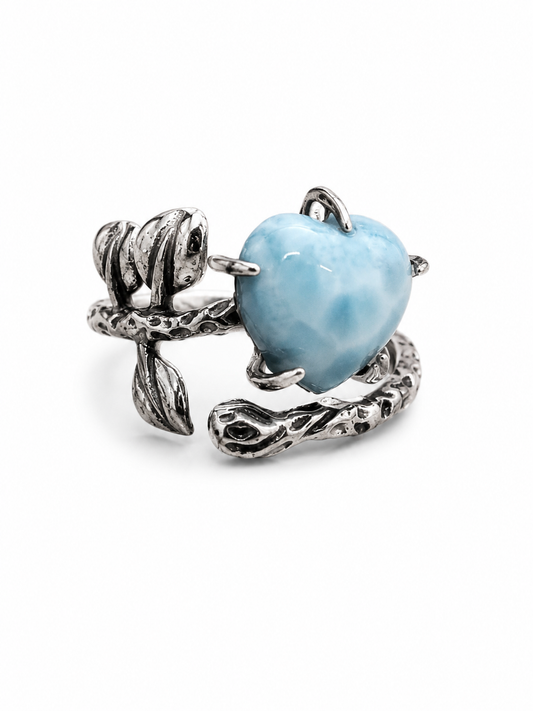 Larimar Adjustable Ring