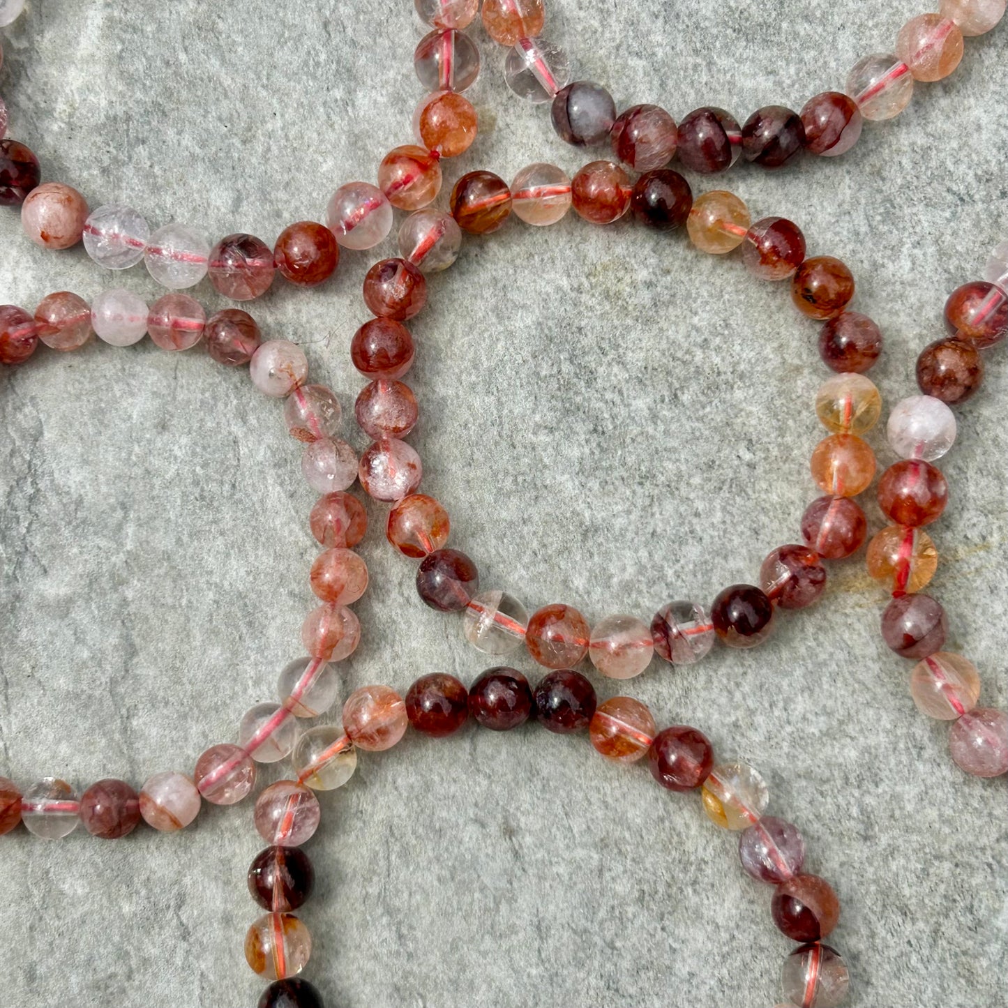 Fire Quartz 8mm Bracelet