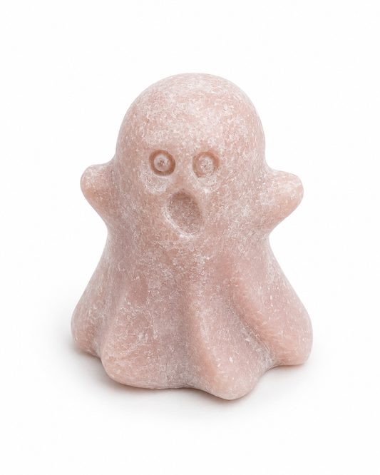 Pink Opal Ghost Carving