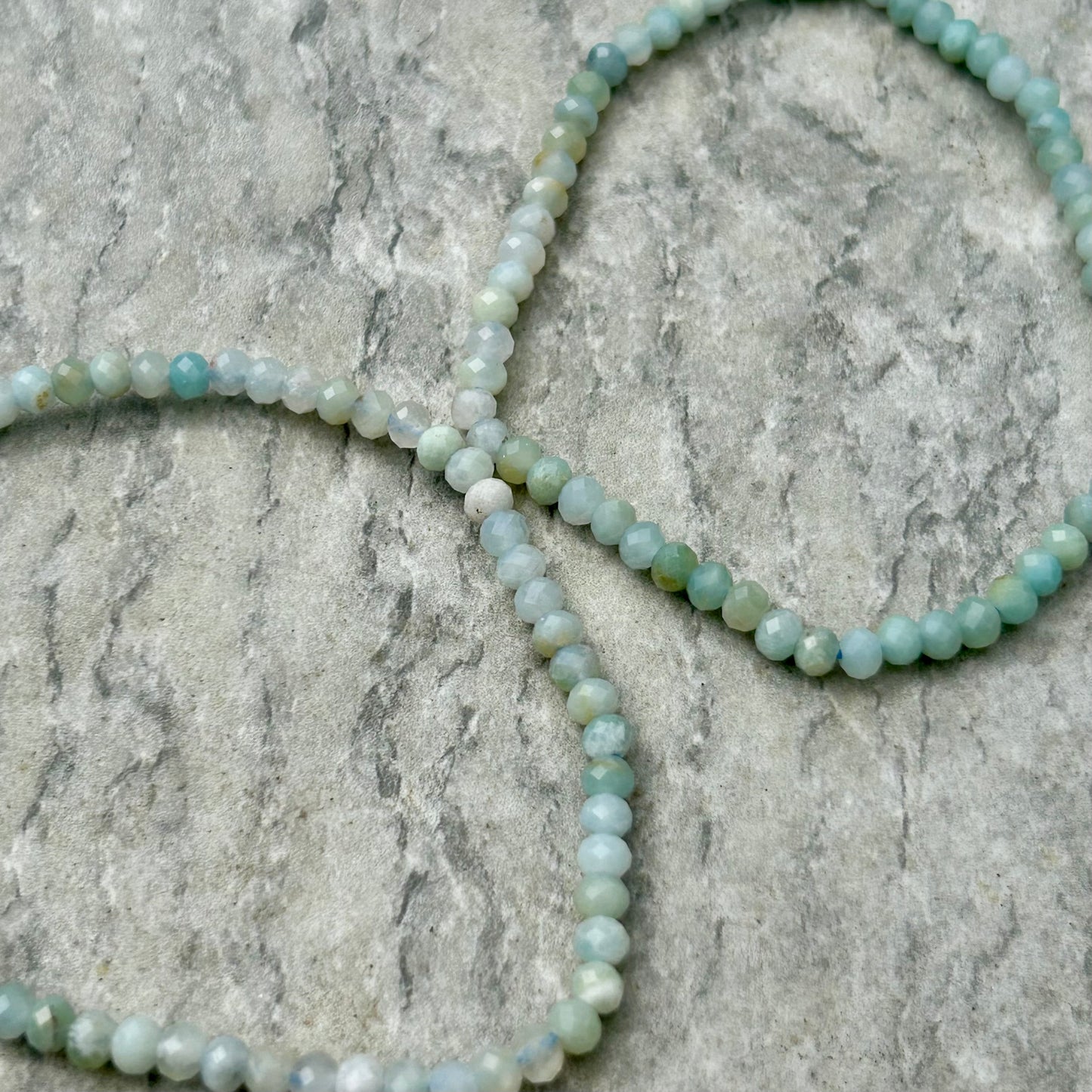 Amazonite Facetted 4mm Bracelet