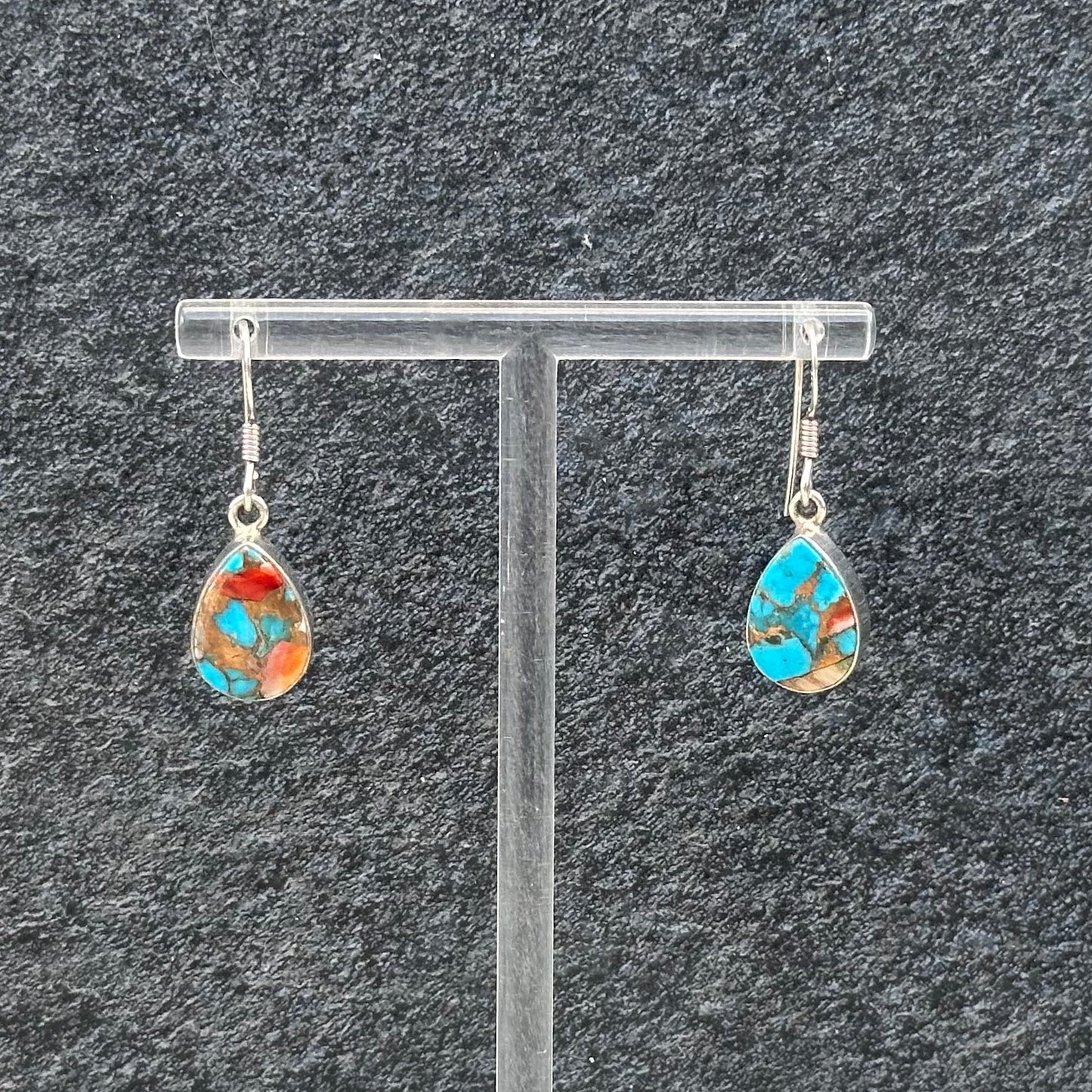 Oyster Turquoise 925 Earrings