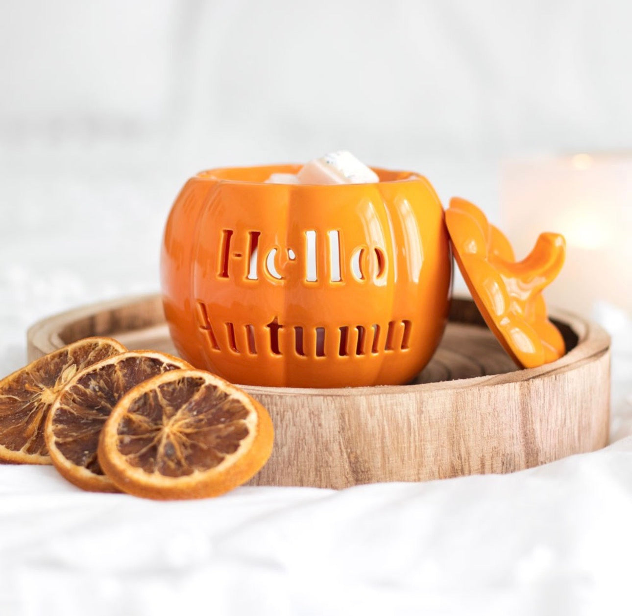 Hello Autumn Pumpkin Oil Burner