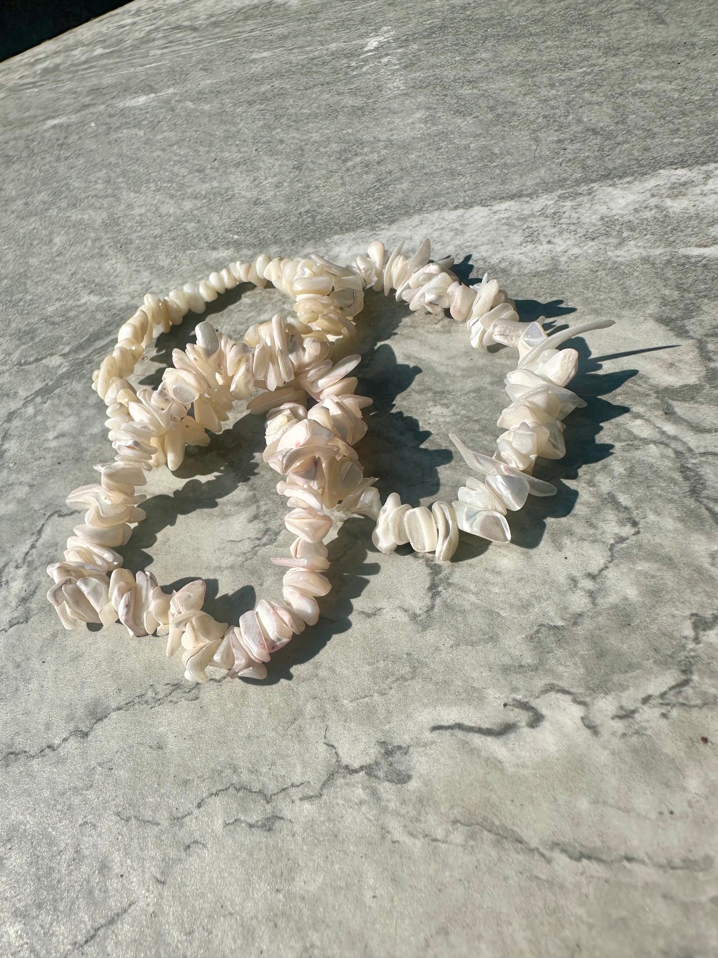 Chipped Shell Bracelets