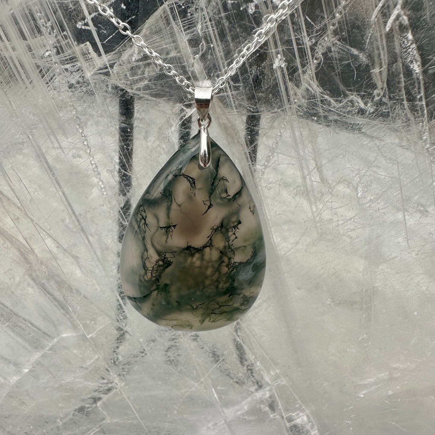 Moss Agate Pendant