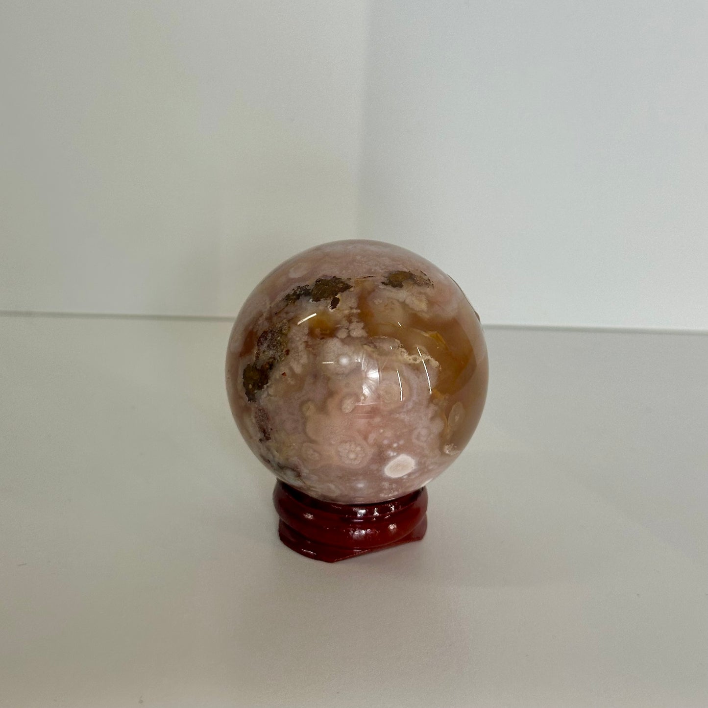 Flower Agate Spheres