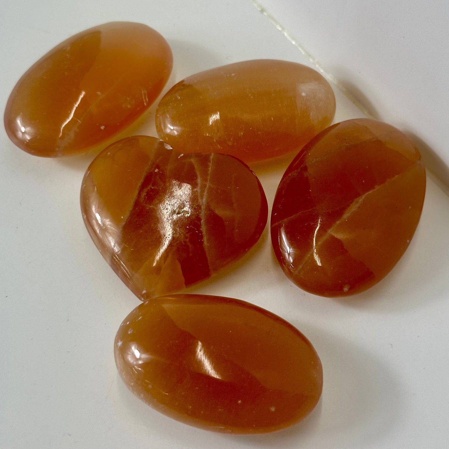 Honey Calcite Palms