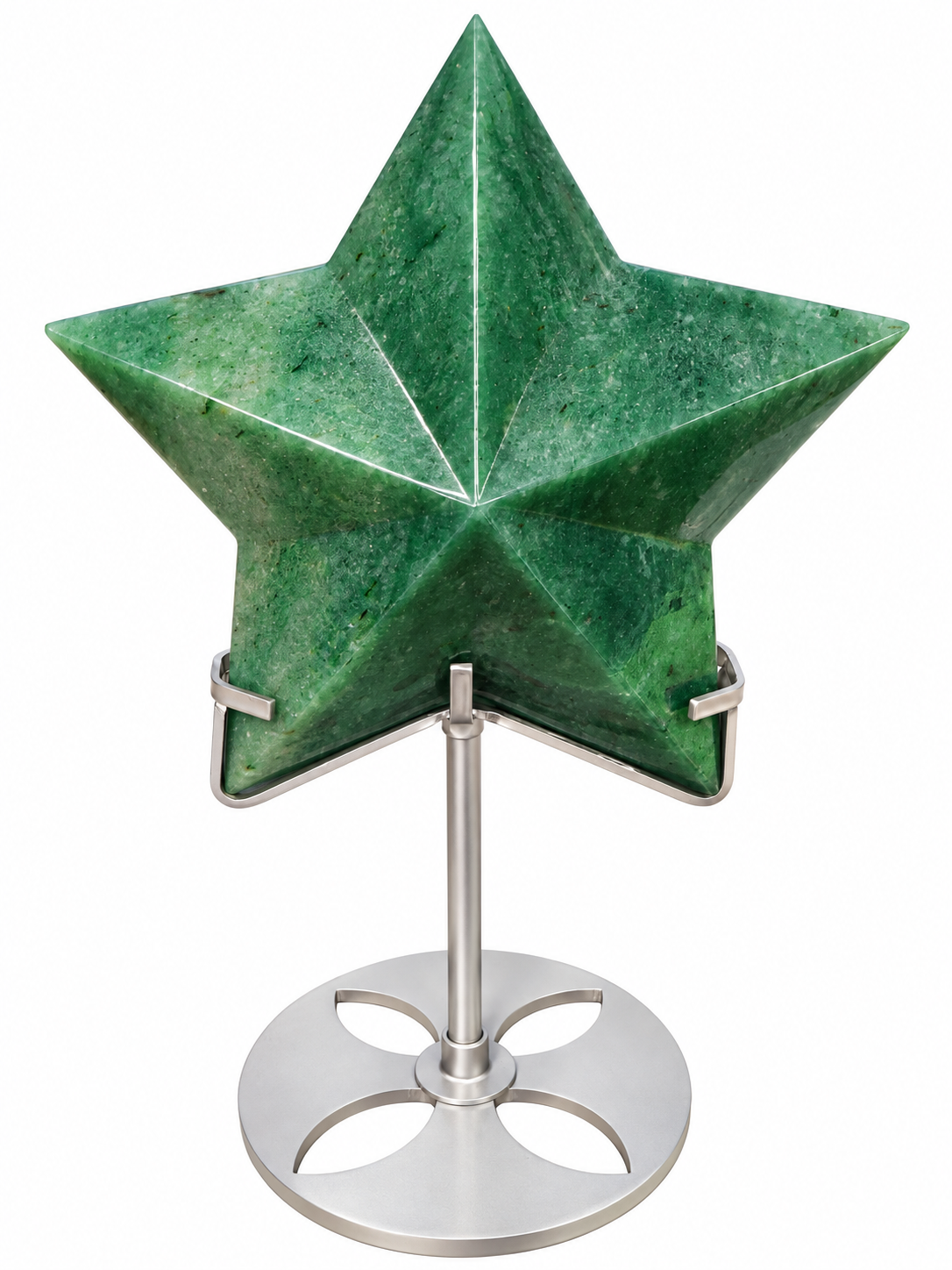Green Aventurine Star Carving