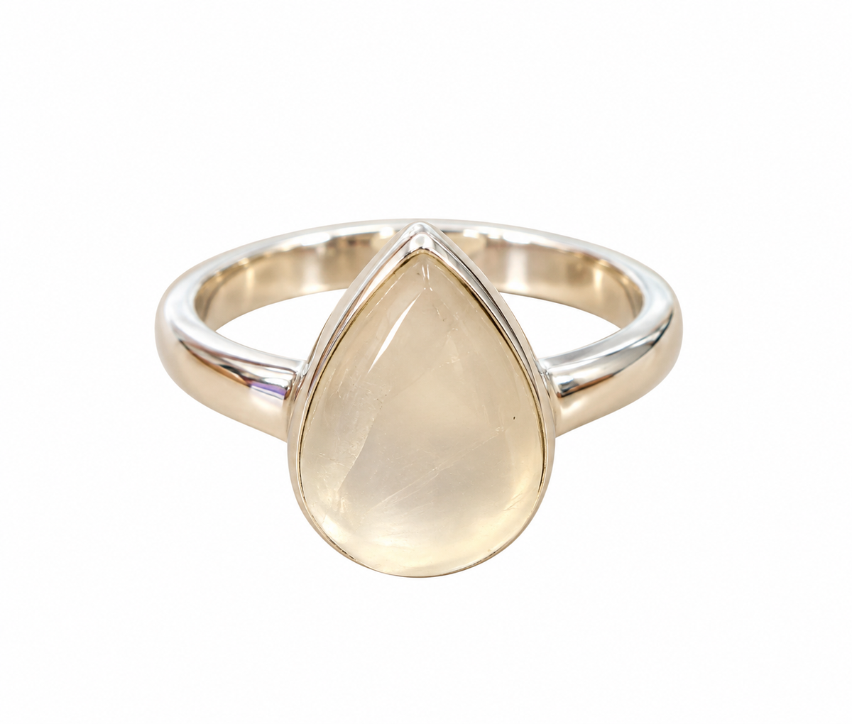 Libyan Desert Glass Ring Size L