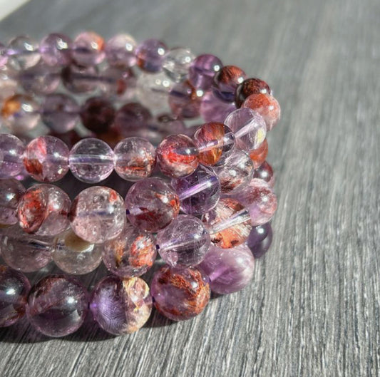 Purple Graden Quartz 8mm Bracelet