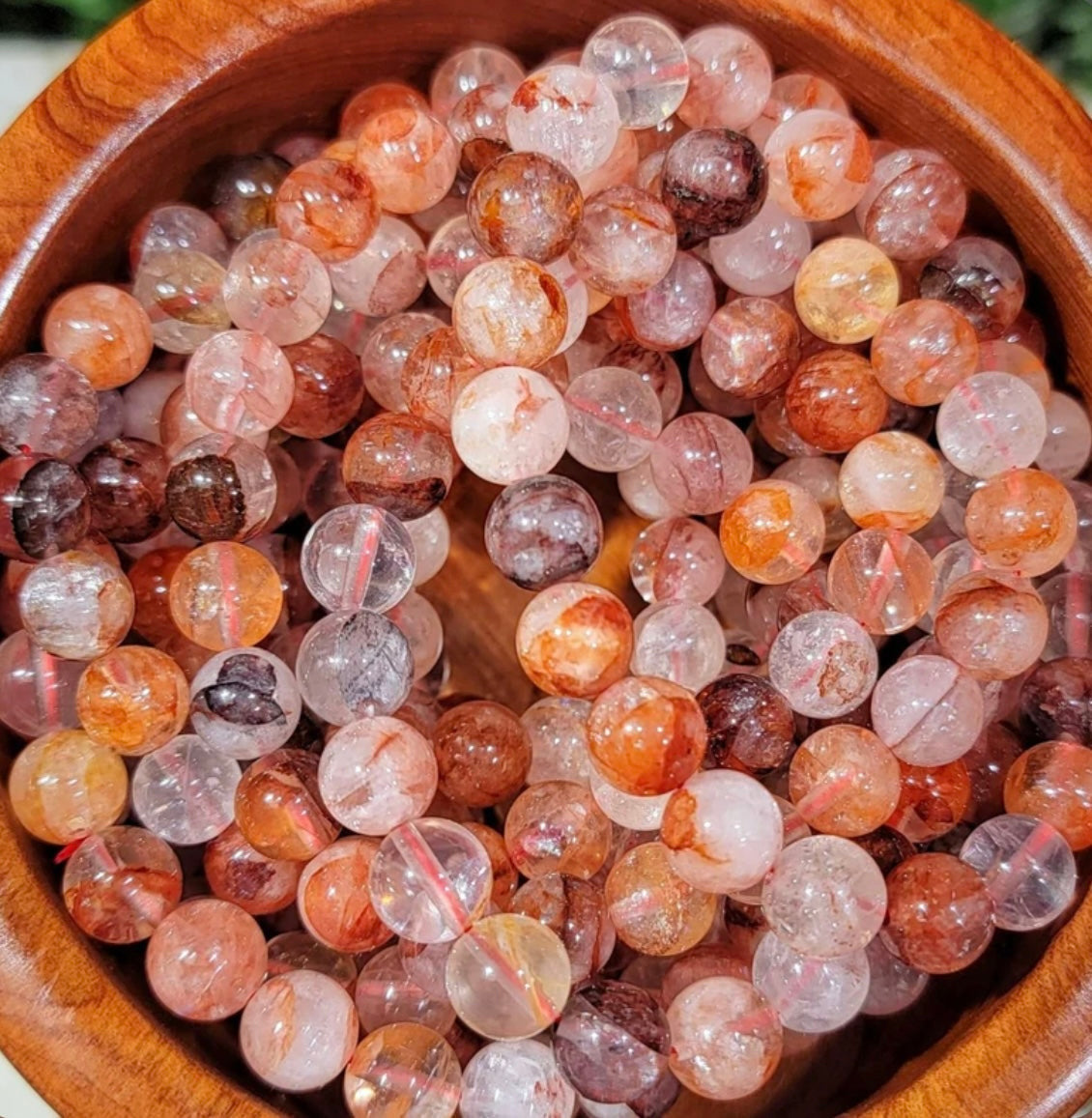 Fire Quartz 10mm Bracelet
