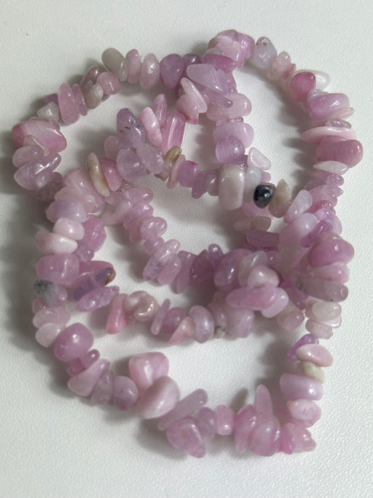 Kunzite Chipped Bracelet