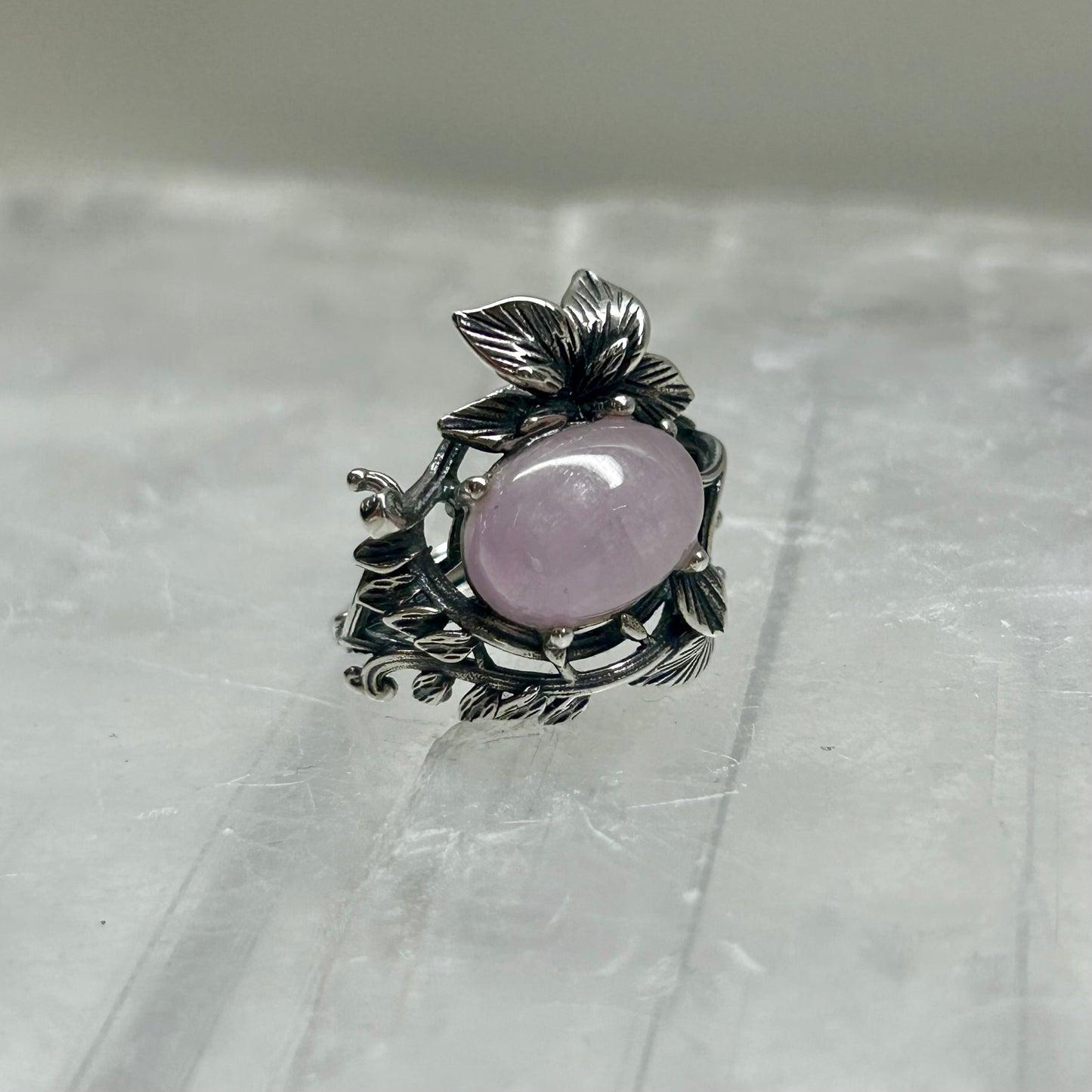 Kunzite Adjustable Ring