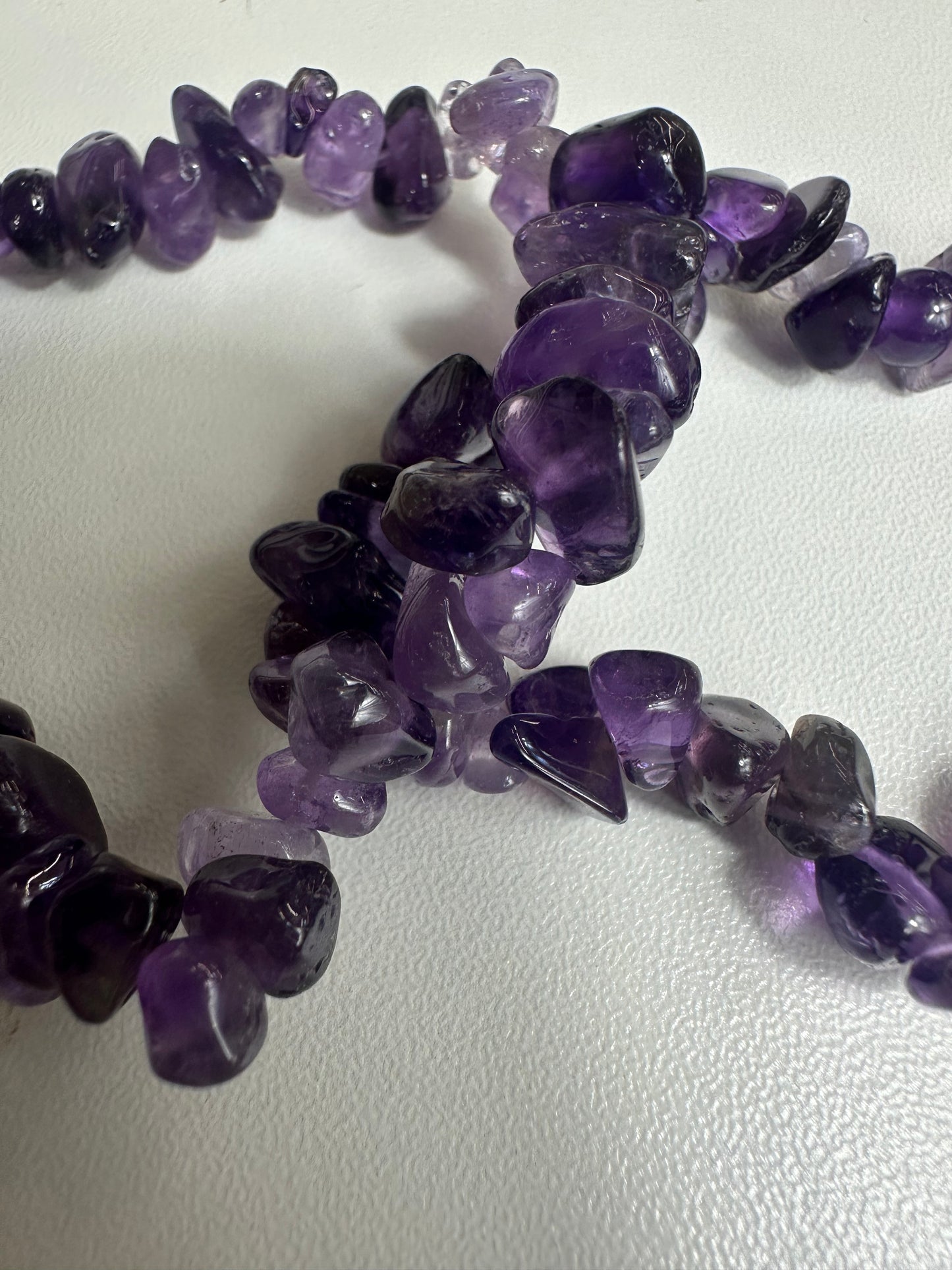 Amethyst Chipped Bracelets