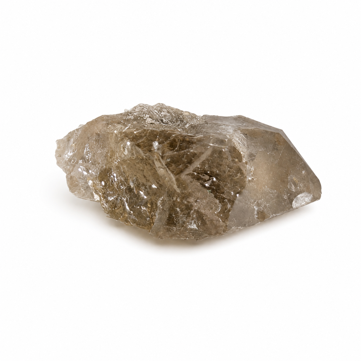 Raw Smokey Quartz Points with Rutile