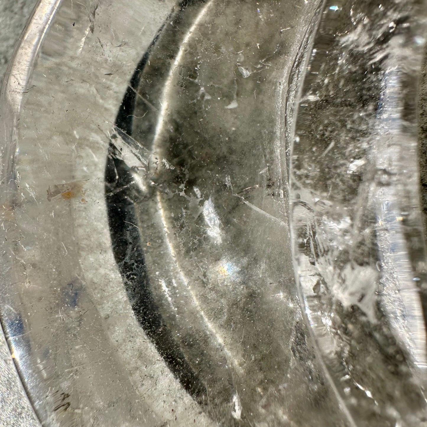 Clear Quartz Moon Bowl