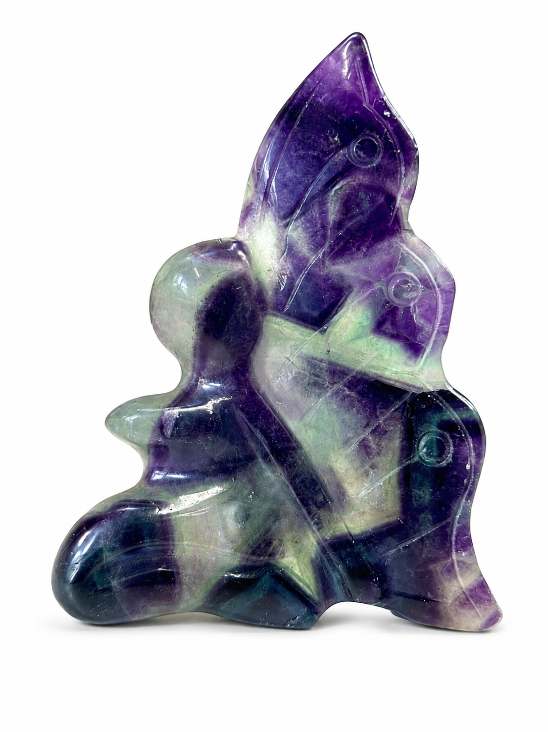 Fluorite Fairy Carving – Does Not Stand