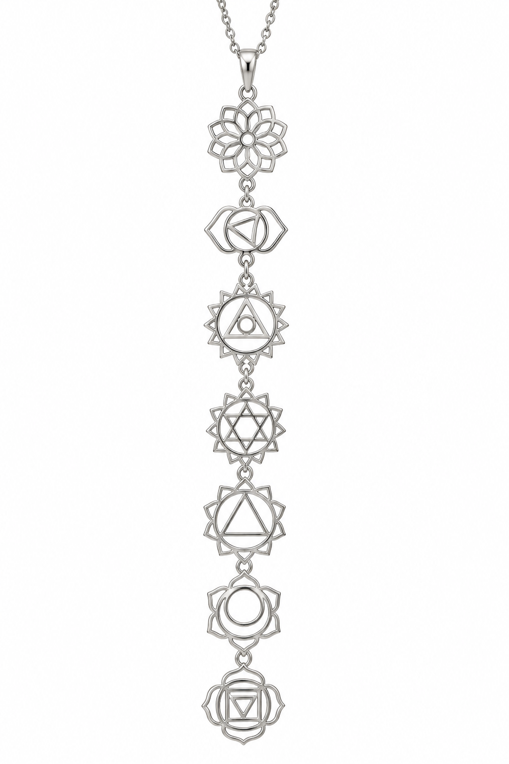 Chakra Necklace Stainless Steal