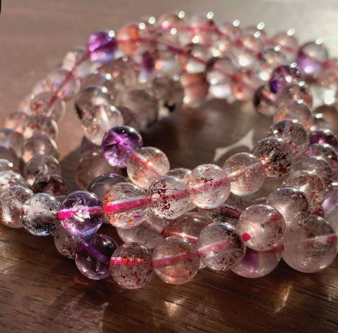 Purple Graden Quartz 8mm Bracelet