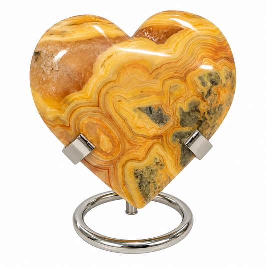 Crazy Lace Agate Hearts