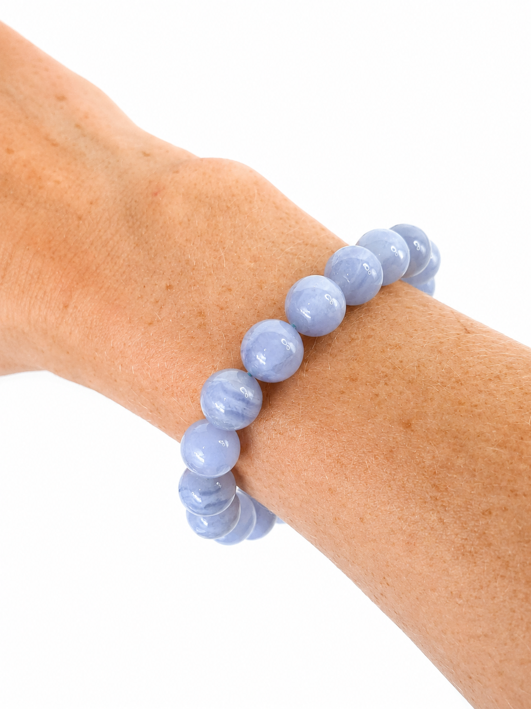 Blue Lace Agate 10 mm Bracelet