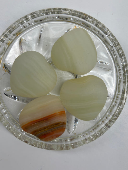 Afghan Jade Hearts