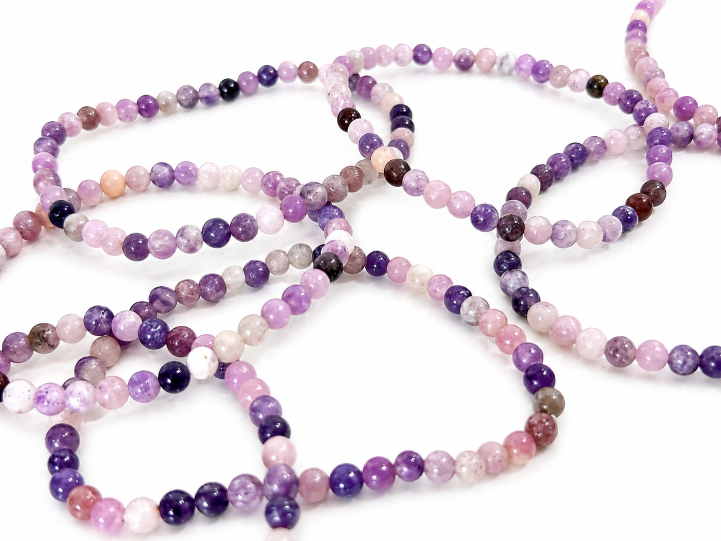 Purple Mica 4 mm Bracelet