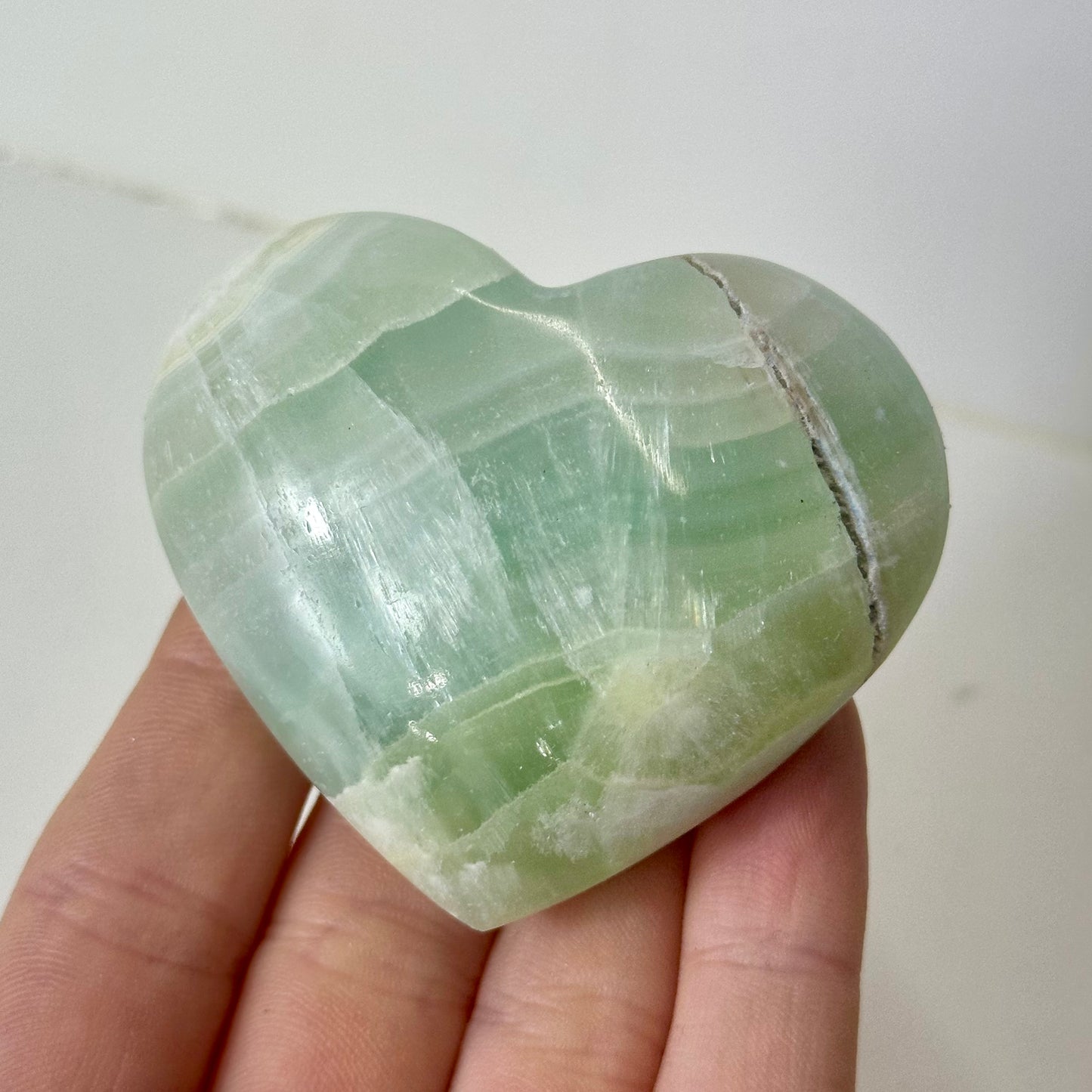Pistachio Calcite Palms