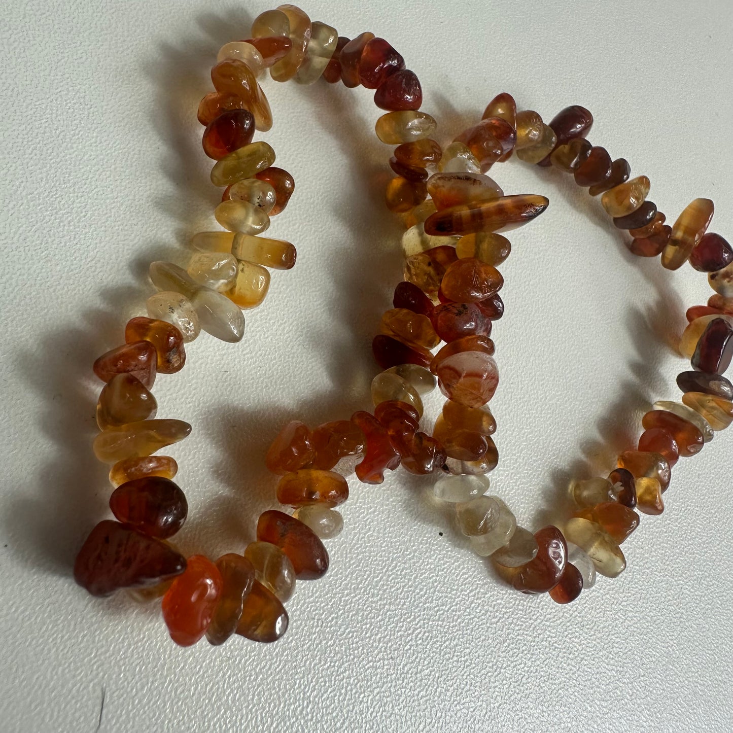 Carnelian Chipped Bracelets